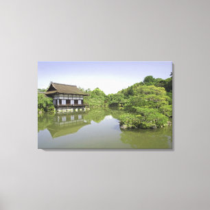 Japan, Kyoto, Japanese Garden of Heian Shrine 2 Canvas Print