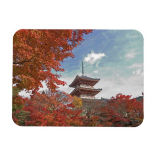 Japan, Kyoto, Pagoda in Autumn colour Magnet