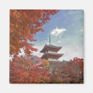 Japan, Kyoto, Pagoda in Autumn colour Magnet