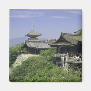 Japan, Kyoto, The View from Kiyomizu Temple Magnet