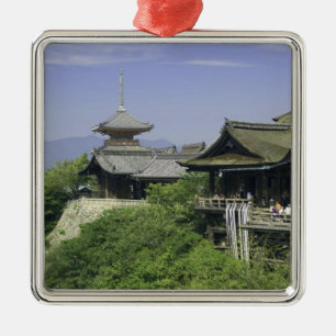 Japan, Kyoto, The View from Kiyomizu Temple Metal Ornament