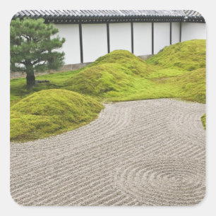 Japan, Kyoto, Tofukuji Temple, Landscape Garden Square Sticker