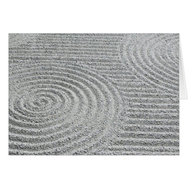 Japan, Kyoto, Tofukuji Temple, Pattern in Sand (Front Horizontal)