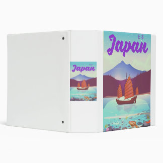japan landscape travel poster binder