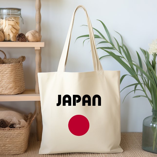 Japan Large Red Dot Light Colour Tote Bag (Creator Uploaded)