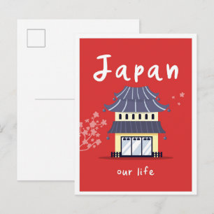 Japan Life Vintage Travel Postcard