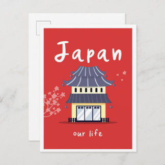 Japan Life Vintage Travel Postcard