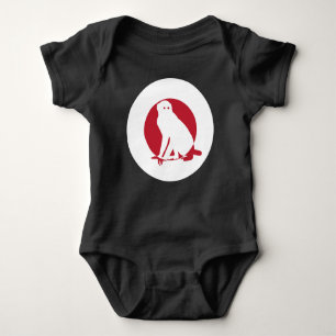 Japan Macaque Japanese National Animal Flag Baby Bodysuit