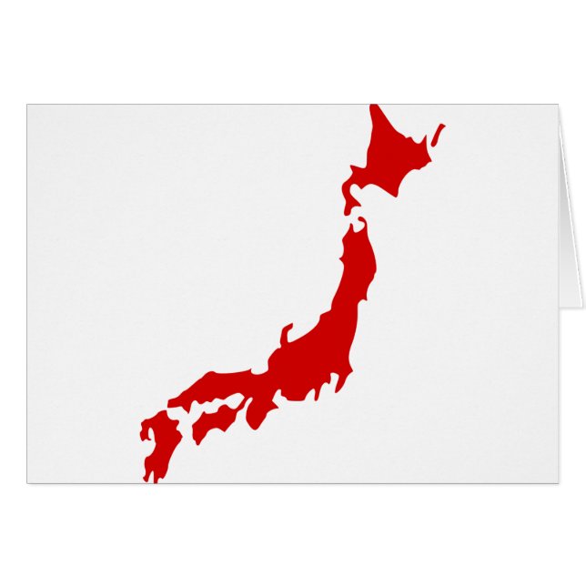 Japan Map (Front Horizontal)