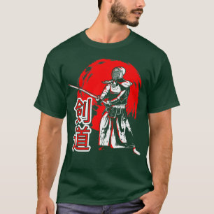 Japan Martial Arts Kendo Warrior Japanese Fighter T-Shirt