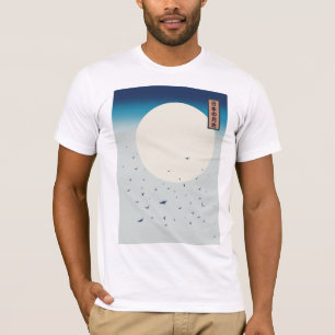 Japan moonlight swallows T-Shirt