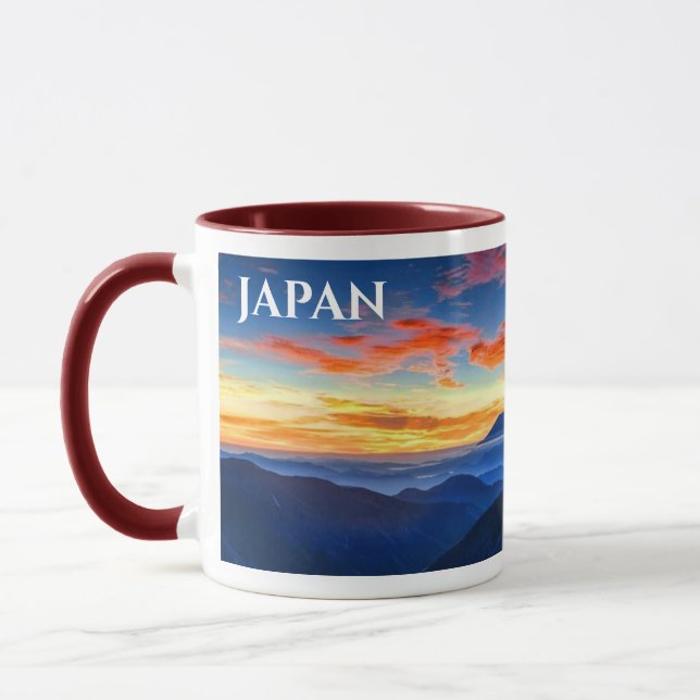 Japan Mount Fuji Panoramic mug (Left)