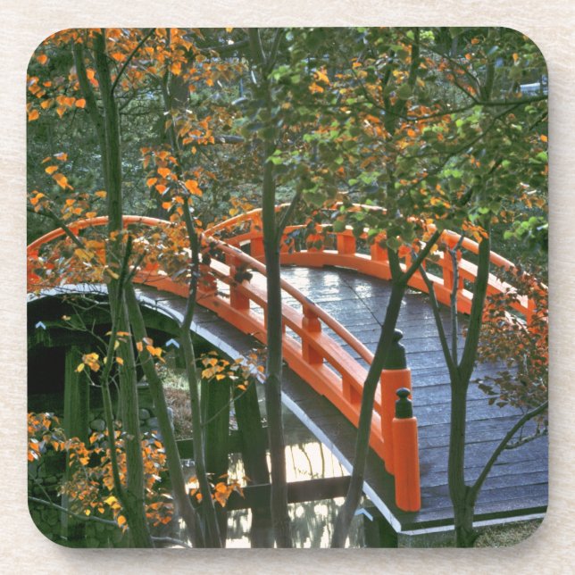 Japan, Nara Pref., Nara. The Royal Bridge glows Coaster (Front)