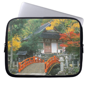 Japan, Nara, Ryuzenji Temple Laptop Sleeve