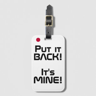 Japan National Flag Funny Patriotic Luggage Tag