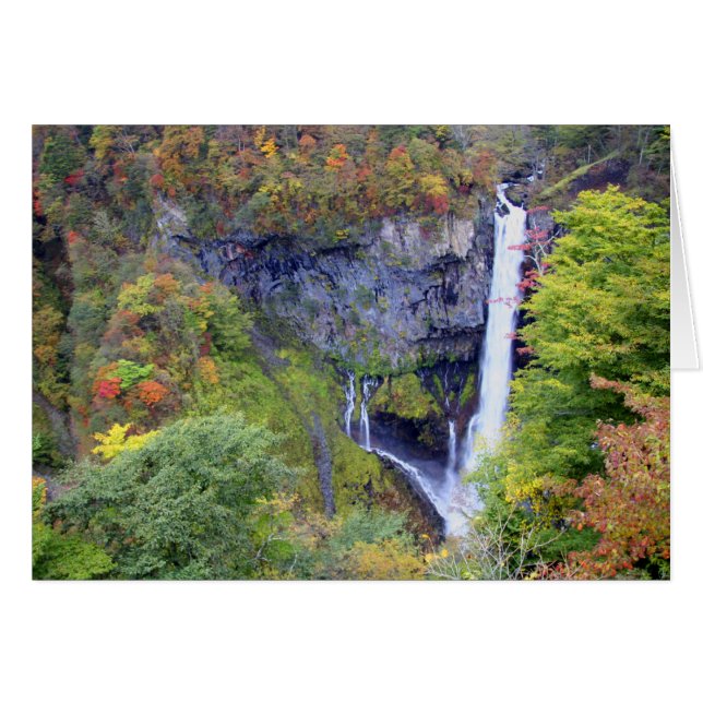 Japan, Nikko. Kegon waterfall of Nikko, a UNESCO (Front Horizontal)