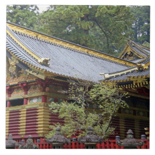 Japan, Nikko. Toshogu Shrine and mausoleum in 2 Tile