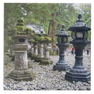 Japan, Nikko. Toshogu Shrine and mausoleum in Tile