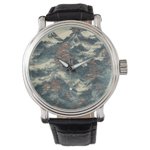 Japan oil landscape painting cool fantacy watch