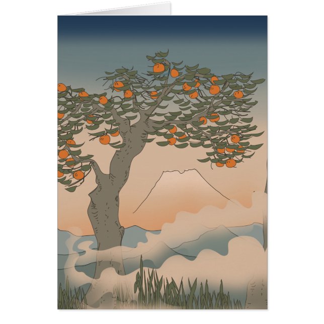 Japan Orange tree in the mist (Front)