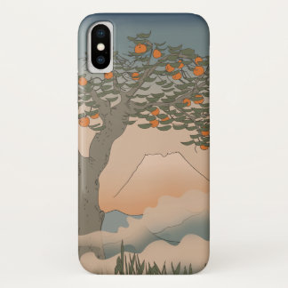 Japan Orange tree in the mist Case-Mate iPhone Case