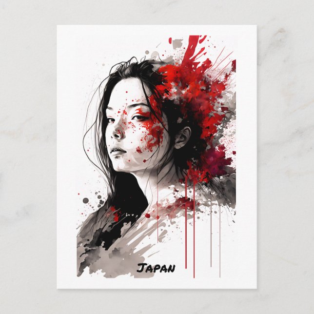 Japan Postcard - Portrait - World of Women (Front)