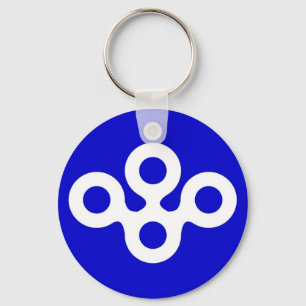 japan prefecture region flag district osaka county keychain