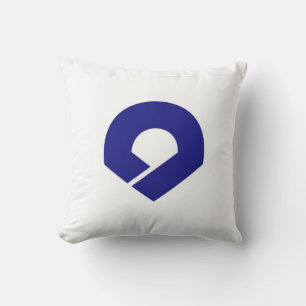 japan prefecture region flag district wakayama throw pillow