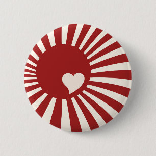 Japan Relief 2 Inch Round Button