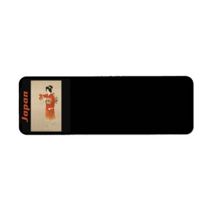 Japan Return Address Label
