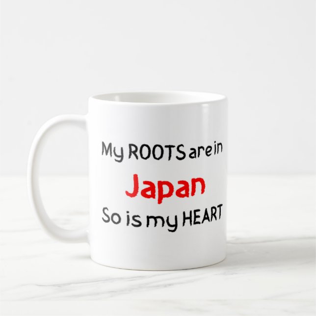 japan roots coffee mug (Left)