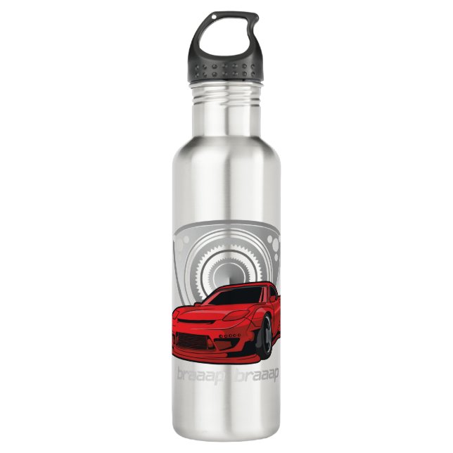 Japan Rotary Mazda RX7 BRAAP 710 Ml Water Bottle (Front)
