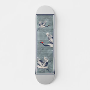 Japan Samurai Geisha Skateboard Design