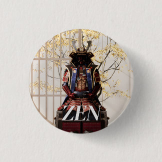 Japan samurai spirit 1 inch round button