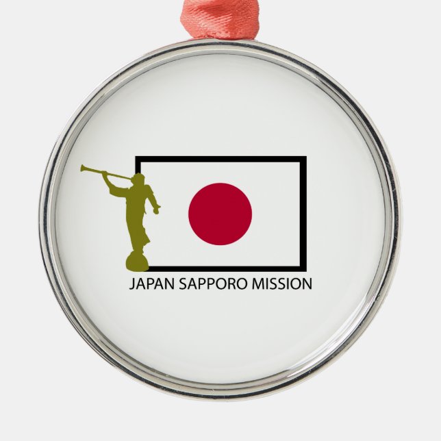 JAPAN SAPPORO MISSION LDS CTR METAL ORNAMENT (Front)