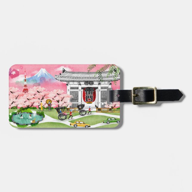 Japan Scene Luggage Tag (Front Horizontal)
