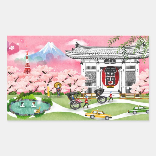 Japan Scene Sticker (Front)