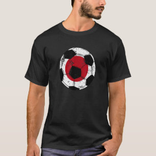 Japan Soccer   Japan Flag Football T-Shirt