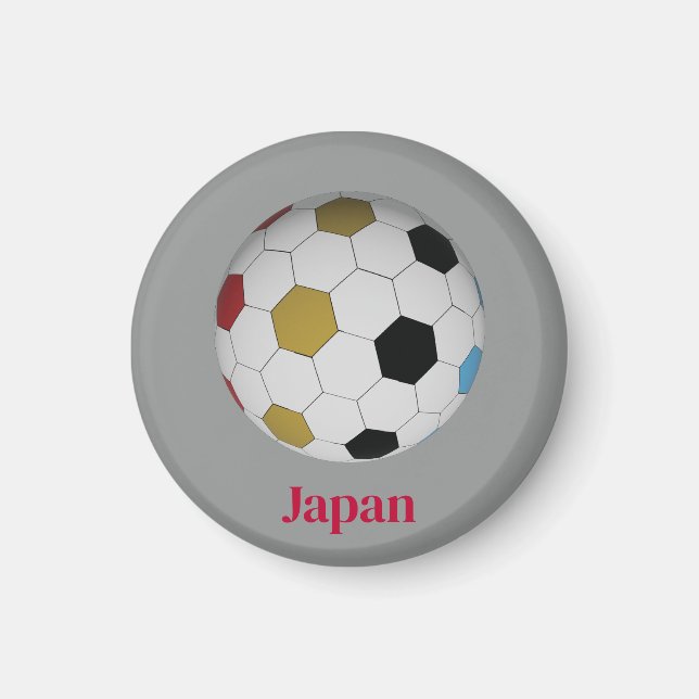 Japan Soccer Magnet (Front)