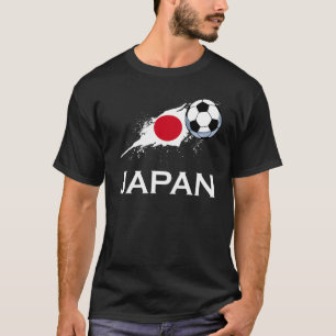 Japan Soccer Team Ball Japanese Patriotic Player F T-Shirt