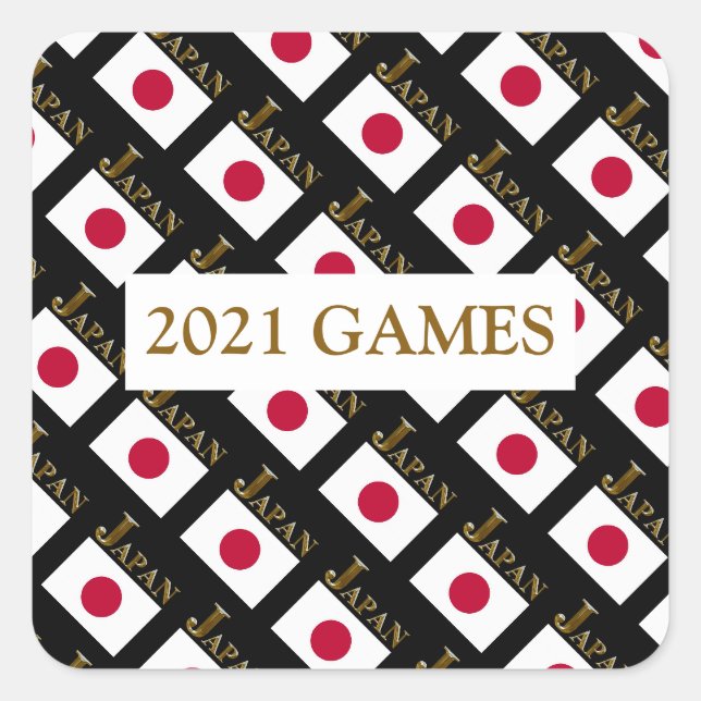 JAPAN SQUARE STICKER (Front)