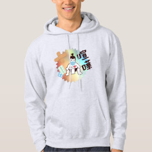 Japan Sumo Tokyo - FIGHTO!!! Stay Safe! grey Hoodie