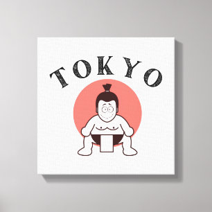 Japan Sumo Tokyo - Son of The Sun Canvas Print
