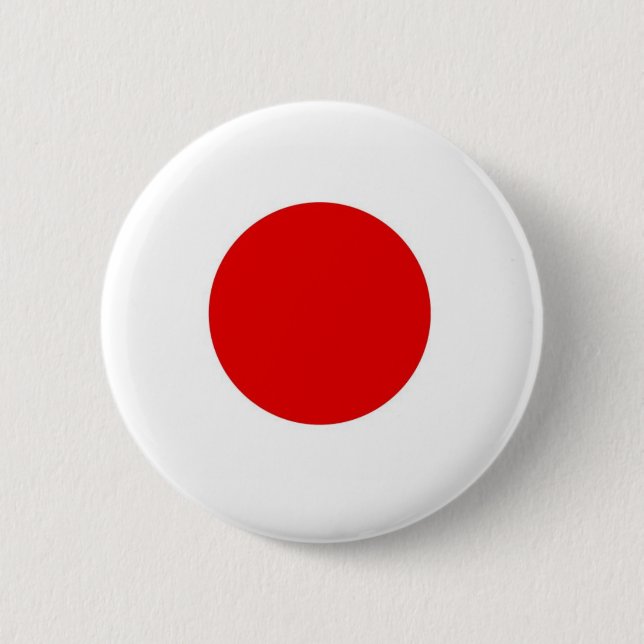 Japan Sun Flag 2 Inch Round Button (Front)
