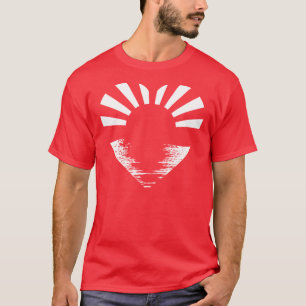 Japan Sunrise (white on red men's) T-Shirt