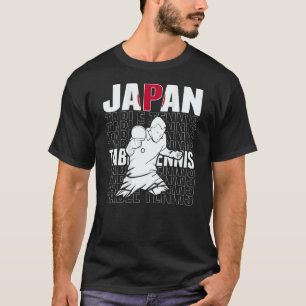 Japan Table Tennis   Support Japanese Ping Pong Te T-Shirt