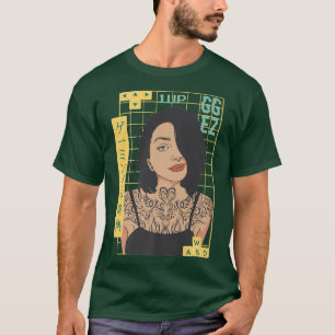 Japan Tattoo Tattoed Gamer Girl Anime Gaming WASD T-Shirt