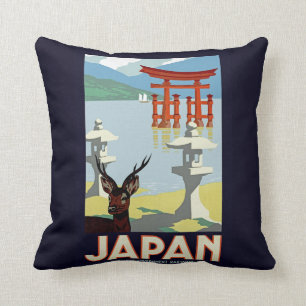Japan Throw Pillow