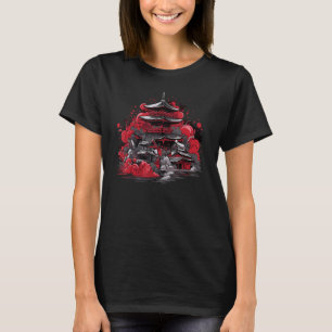 Japan Torii Sun Shinto Shrine Japanese Temple T-Shirt