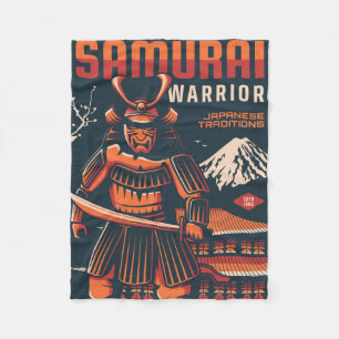 Japan travel fleece blanket